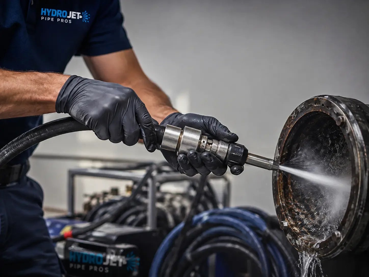 Hydro Jet Pipe Descaling in Somerville, TX